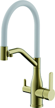 Смеситель для кухни BELZ цвет: брашированное золото (PVD-покрытие) (B78815-5)