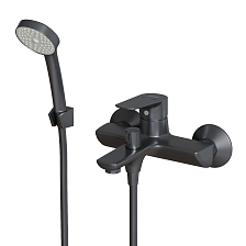 Смеситель для ванны 35k MIXLINE МЛ14-01 (ML14-01GR) ГРАФИТ (556604)