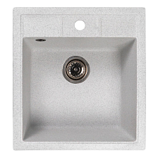 Мойка MIXLINE МЛ-ГМС110 (ML-GMS110) СТАНДАРТ прямоугольная, серый (310), 497*440*175мм (558096)