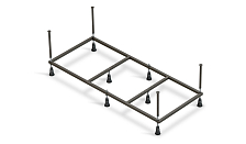 Каркас для акриловых ванн MITO RED 160 (K-RW-MITO RED*160n)