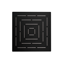 Верхний душ Jaquar Maze 1-режимный, 240х240 мм, черный матовый (OHS-BLM-1629)