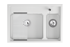 Кухонная мойка GRANULA кварц (7302i, АРКТИК)