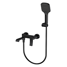 Смеситель Splenka для ванны и душа поворотный излив 18 см, черный (S31.30.06)