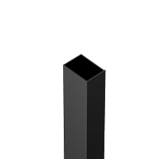 Доборный профиль для двери в нишу IDDIS Slide, черный матовый (SLI4BS0i23)