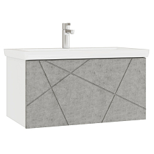 Тумба VIGO Geometry под раковину Geometry 800-0-1 (Como) навесная бетон (035 бетон)