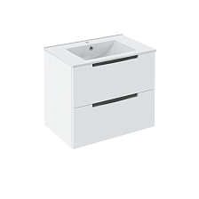 Тумба Runo Lina 80 белая под умывальник Teffy 80 (00-00004605)