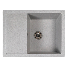 Мойка MIXLINE МЛ-ГМС115 (ML-GMS115) СТАНДАРТ с крылом, серый (310), 645*505*190мм (558114)