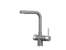 Смеситель для кухни GRANULA (5008, ГРАФИТ)