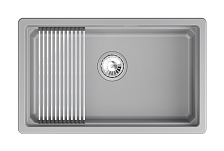 Кухонная мойка GRANULA кварц (7303iU, АЛЮМИНИУМ)