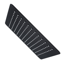 Тропический душ Raglo 300*300мм (нерж) черный (R451.55.06)