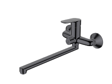 Смеситель для ванны HAIBA оружейная сталь (HB22796-3)
