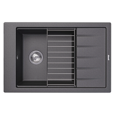 Мойка Florentina "Липси" 780_P, черный FG (20.275.D0780.102)