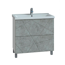 Тумба VIGO под раковину Geometry 800-0-2 (Como) бетон (025 бетон)