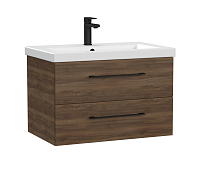 Тумба под раковину подвесная Cersanit LARA 70 для COMO 70 орех Табак (69159)