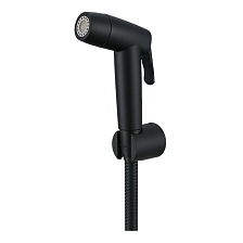 Комплект для гигиенического душа Raglo лейка 2 режима, шланг 1,2 м сталь, черный (R460.50.06)