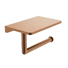 Держатель для туалетной бумаги Raglo с полкой, матовая медь (R320.03.33)