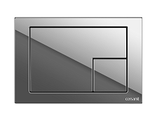 Кнопка Cersanit  CORNER для LINK PRO/VECTOR/LINK/HI-TEC пластик хром глянцевый (64108)