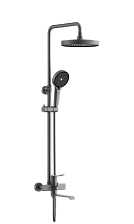 Душевая система BELZ оружейная сталь (B24812-3)