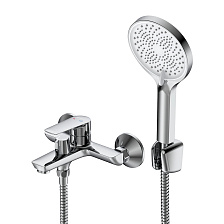 Смеситель DECOROOM DR27 для ванны с монолитным изливом (DR27036)