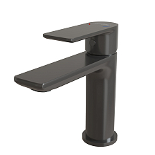Смеситель для раковины 35k MIXLINE МЛ33-04Г(ML33-04GR) "Сити" ГРАФИТ (556598)