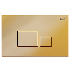 Клавиша смыва DK матовое золото Quadro (DB1519003)