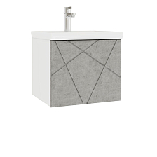 Тумба VIGO Geometry под раковину Geometry 500-0-1 (Como) навесная бетон (032 бетон)