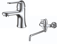 Комплект смесителей D&K DA1340005SET (DA1342141,DA1343301)