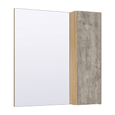 Зеркальный шкаф Runo дуб серый Мальта 70 (00-00001102)