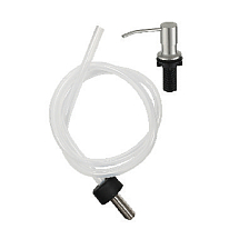 Дозатор для моющего средства на кухню Splenka встраиваемый с удлинительной трубкой (100см) нержавеющая сталь, сатин (S710.02.05)