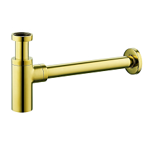 Сифон для раковины Raglo бутылочный, латунь, золото (R600.20.23)