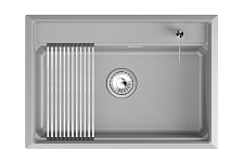 Кухонная мойка GRANULA кварц (7301i, АЛЮМИНИУМ)