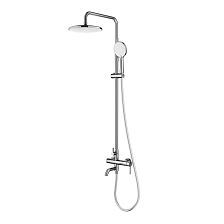 Душевая система Splenka для ванны и душа поворотный излив 15 см, сатин (S221.24.05)