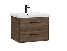 Тумба под раковину подвесная Cersanit LARA 60 для COMO 60 орех Табак (69158)