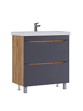 Тумба под раковину VIGO Wave 800-0-2 (Como), поставляется в разобранном виде (385 дуб золотой)