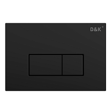 Клавиша смыва D&K Rhein (арт.инсталл DI8050127), черный (DB1499025)