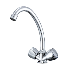 Смеситель Prohanss для кухни вентильный поворотный излив, хром (P12.41)