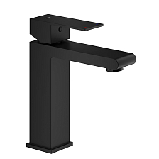 Смеситель Splenka для раковины монолитный, черный (S224.10.06)