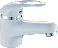 Смеситель для раковины Cron белый (CN1003-8)