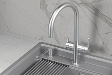 Смеситель для кухни GRANULA (8274, НЕРЖ)