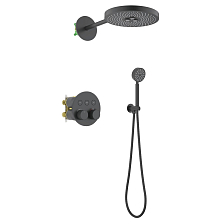 Душевая система встроенная с термостатом Timo Saona черный (SX-2308/03SM)