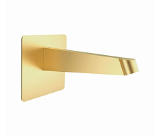 Держатель для лейки  Raglo верхнего душа настенный нержавеющая сталь, сатин золотой (R470.33.03)