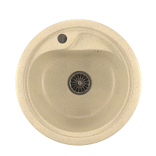 Мойка из искусственного мрамора MIXLINE ML-GM10 44x44 (525066)