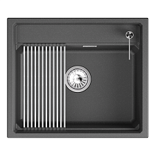 Кухонная мойка GRANULA кварц (6003i, АЛЮМИНИУМ)