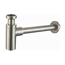 Сифон для раковины Raglo бутылочный, латунь, сатин (R600.20.05)