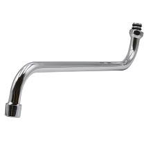 Излив для смесителя ванны MIXLINE поворотный 35см 3/4" трубчатый (имп) (подвес) (557534)