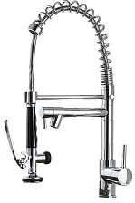 Смеситель для кухни с душирующим устройством ПРОФСАН КОМПЛЕКТАЦИЯ тип См-МОЦЩБА (PSM-104-39)