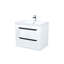 Тумба с умывальником, подвесная, 70 см, белый, Ray, IDDIS, RAY70W0i95K