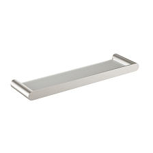 Полка стеклянная Timo Saona никель (13072/13)