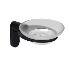 Мыльница Raglo с держателем, черный (R300.02.06)