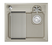 Кухонная мойка GRANULA KITCHEN SPACE RINZER кварц (5807R, КРЕМАН)
